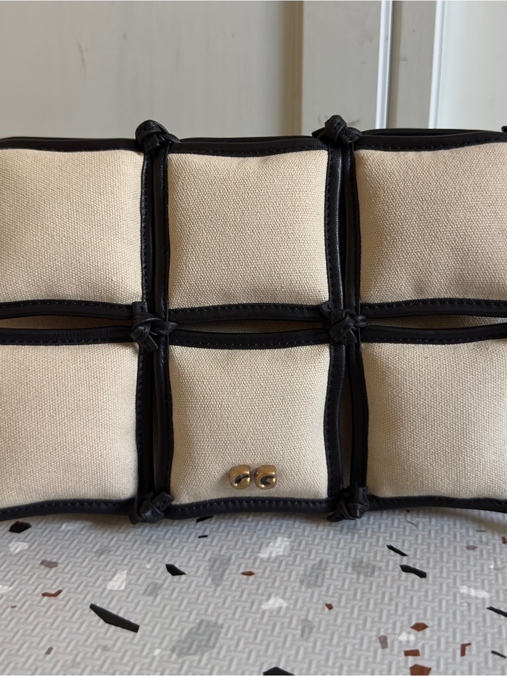 Cult Gaia Gaia Puff Crossbody Bag in Color Beach